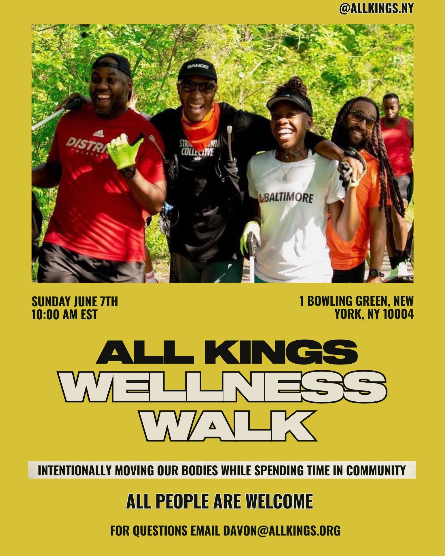 June is Men&rsquo;s Mental Health Awareness Month 💪 Join us for our first-ever Wellness Walk to bring in the month 🗓️

This wellness walk is about getting active with one another while building deeper community. 

Sometimes healing looks like thera