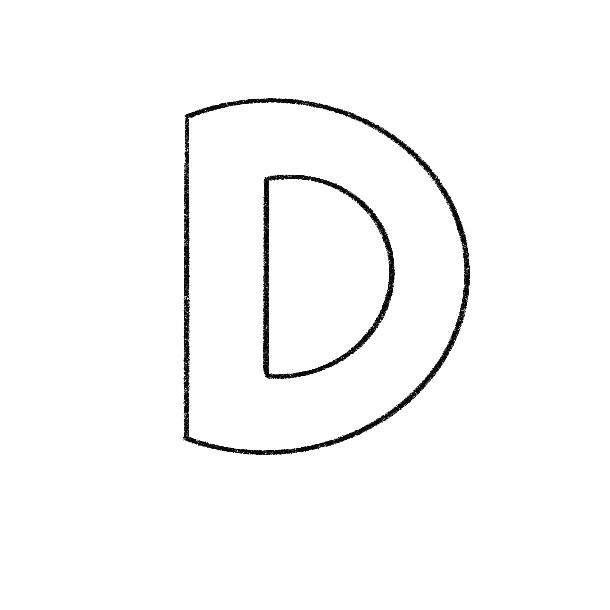 Animated Letter D Gif