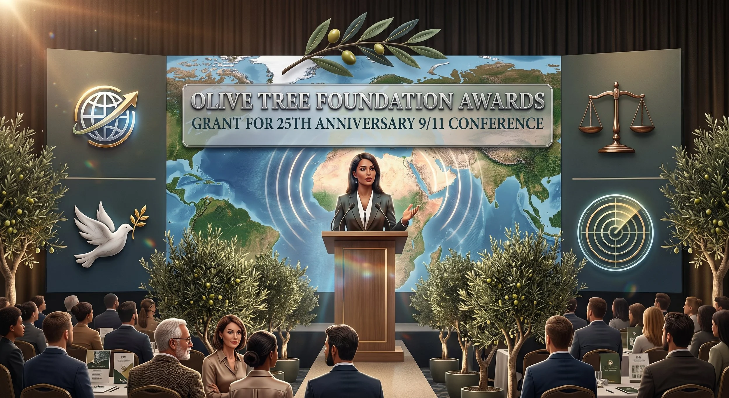 Olive Tree Foundation Awards Grant for 25th Anniversary 9/11 Conference
