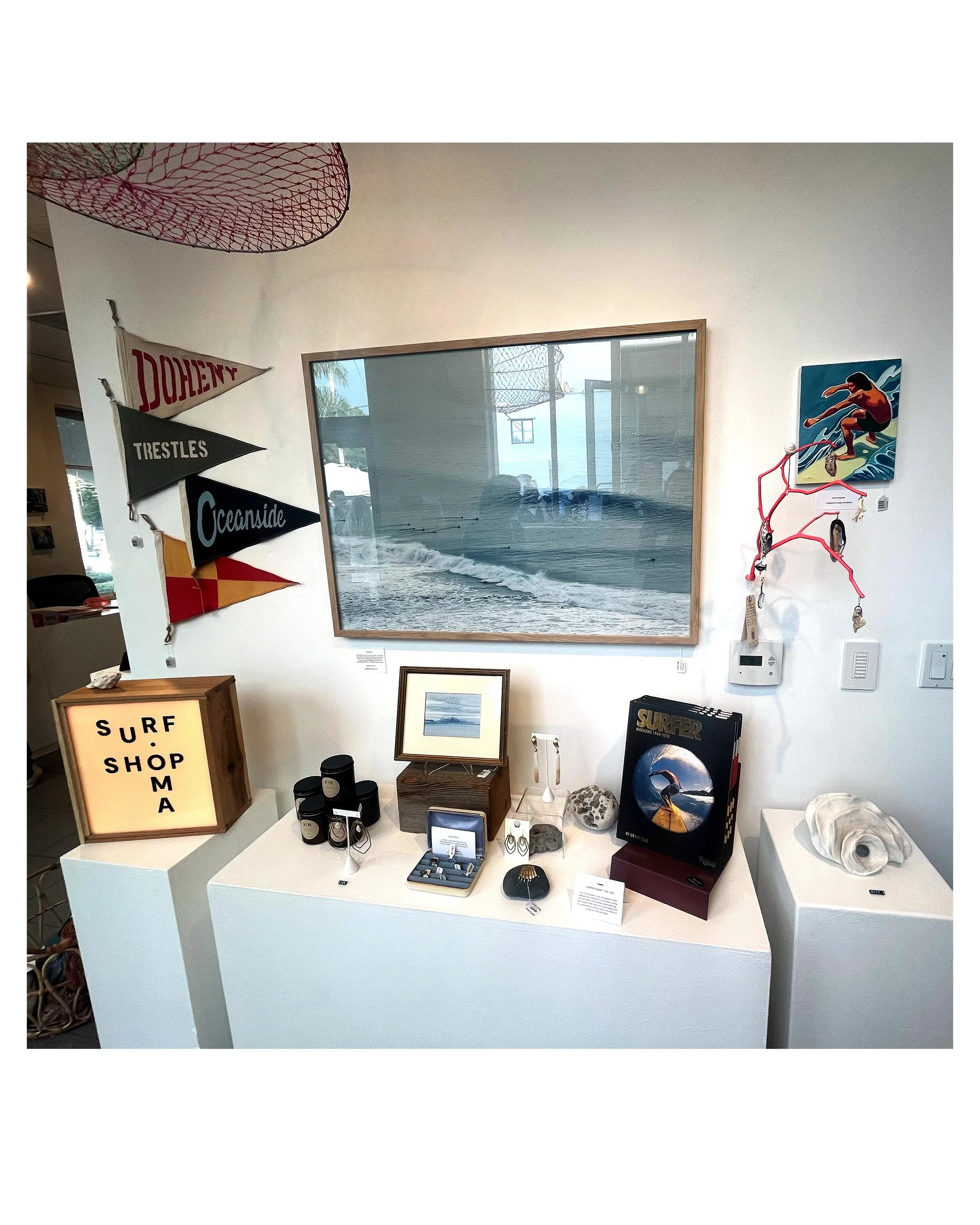 OMA Surf Shop— A smaller painting on the top right MH is currently for sale!