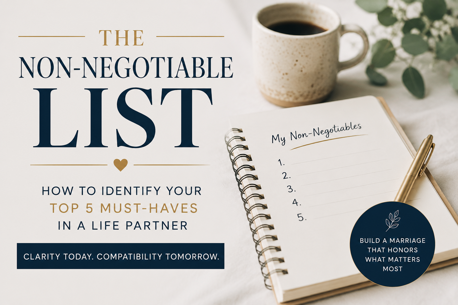 My Five Non-Negotiables