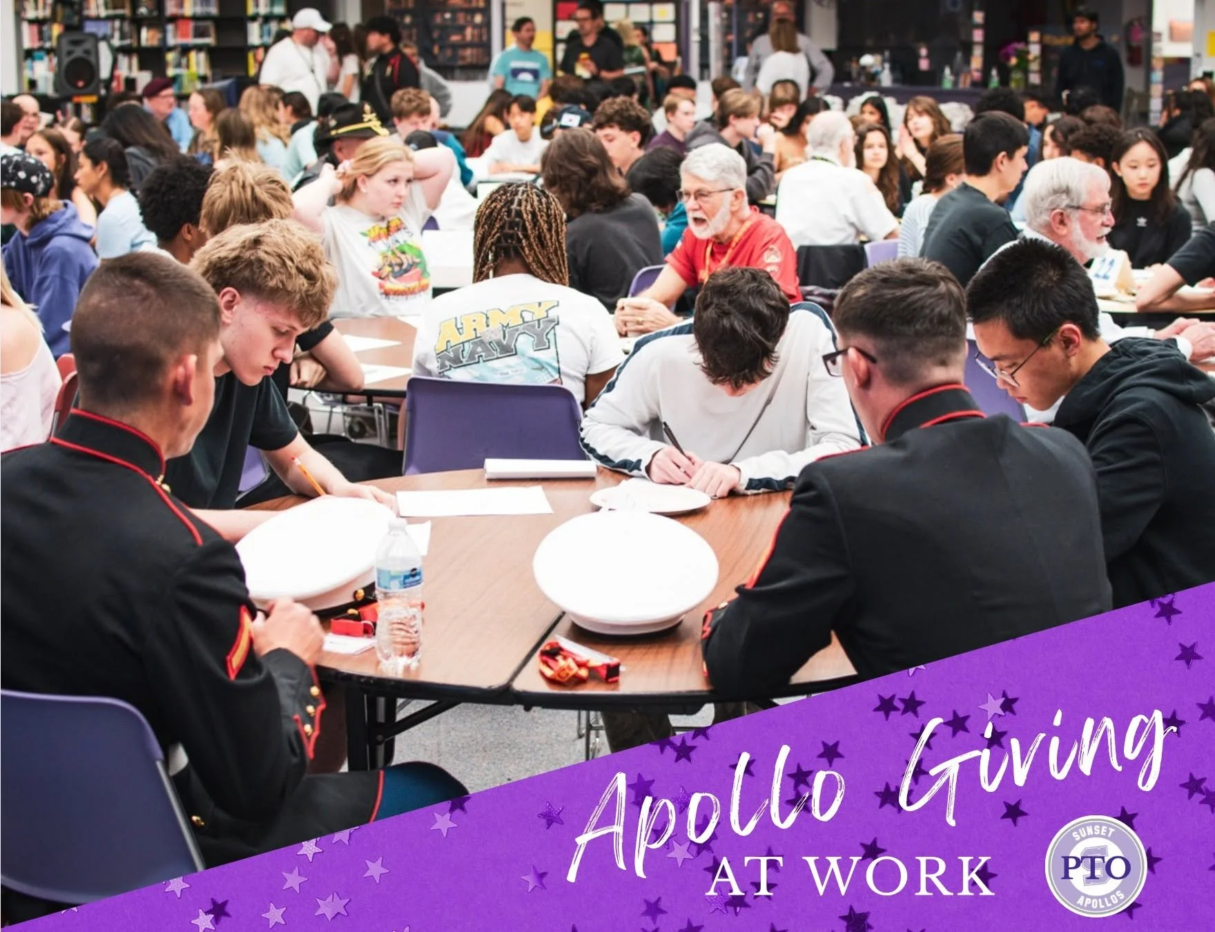 Honor By Listening is a powerful &amp; important Sunset tradition. Over 45 veterans joined Sunset  this year to share their story and present living history to our students. In the words of teacher Jeff Smith, "This event matters to more people 