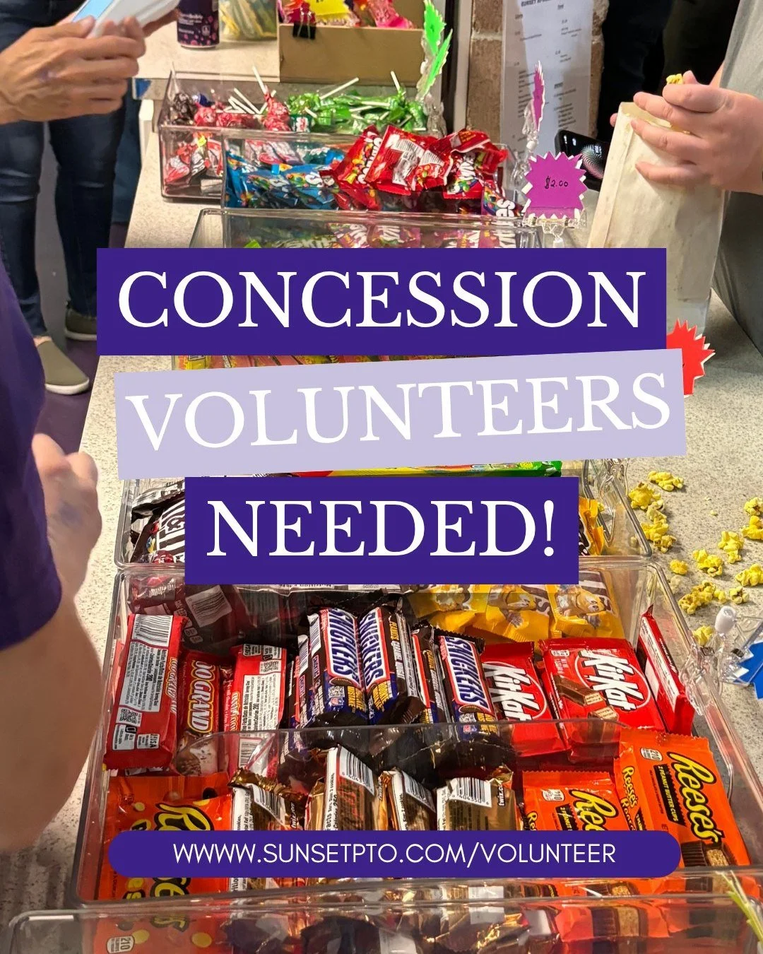 📢📢 CALLING ALL HEROES! The fun &amp; chaos of football concessions is here. Join us THIS FRIDAY, 8/28 for another round of shenanigans. It's fun, fast &amp; a great way to meet people. Grab a friend &amp; sign-up now--link in bio!💜💜