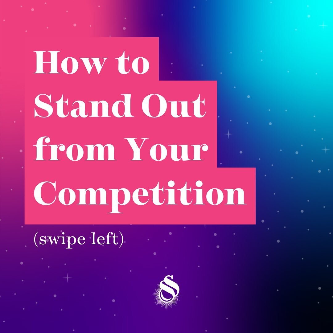How do you stand out from the competition in your space? 

ONE THING: Your own unique solution. 

This is YOUR unique system that you guide your clients through to help them achieve the results that you promise.  Creating your own unique solution is 