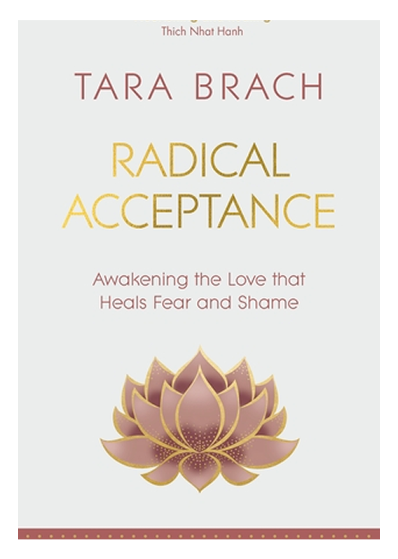 Book cover titled "Radical Acceptance" by Tara Brach.