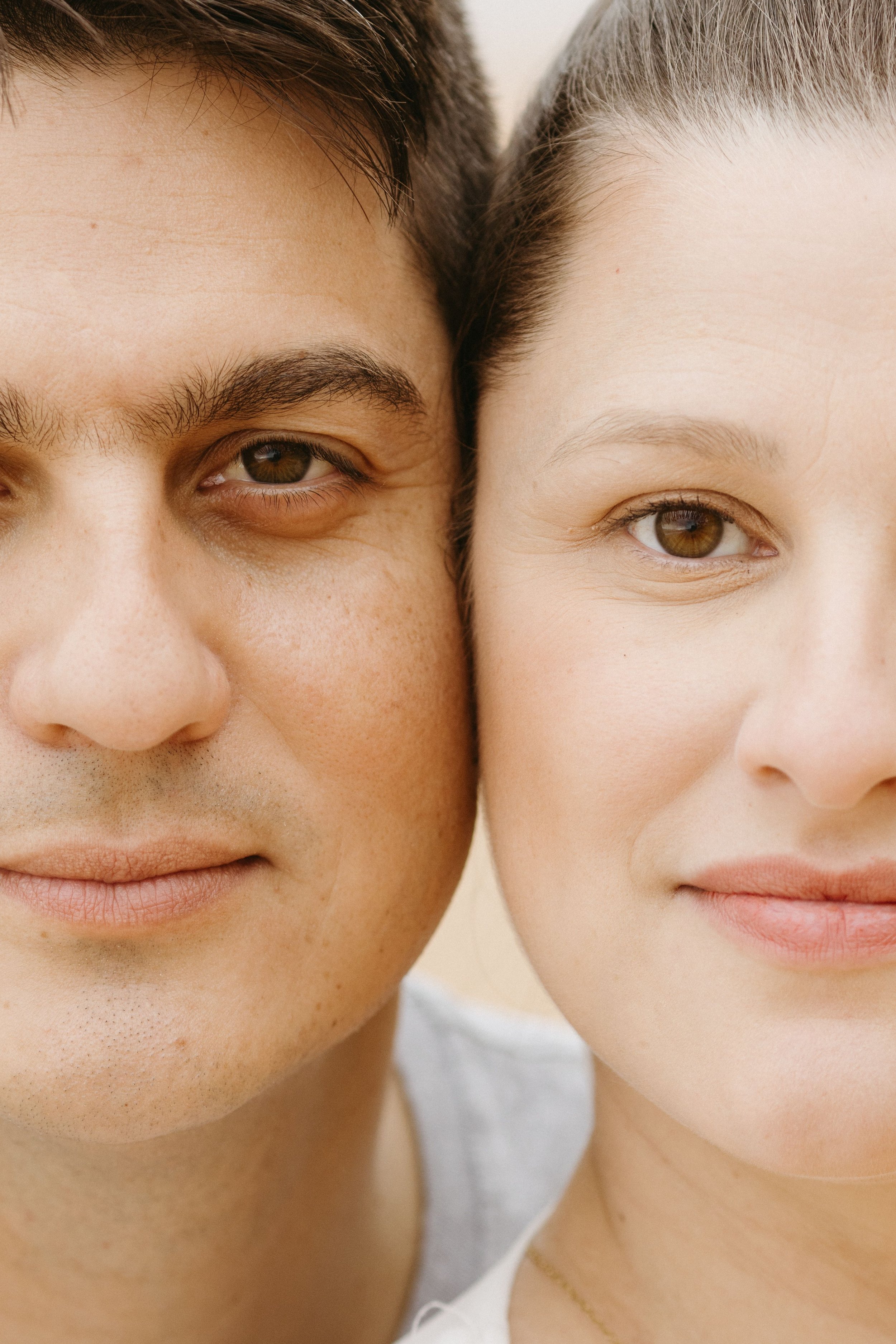 Two people standing closely together, representing connection, understanding and the possibility of meaningful change