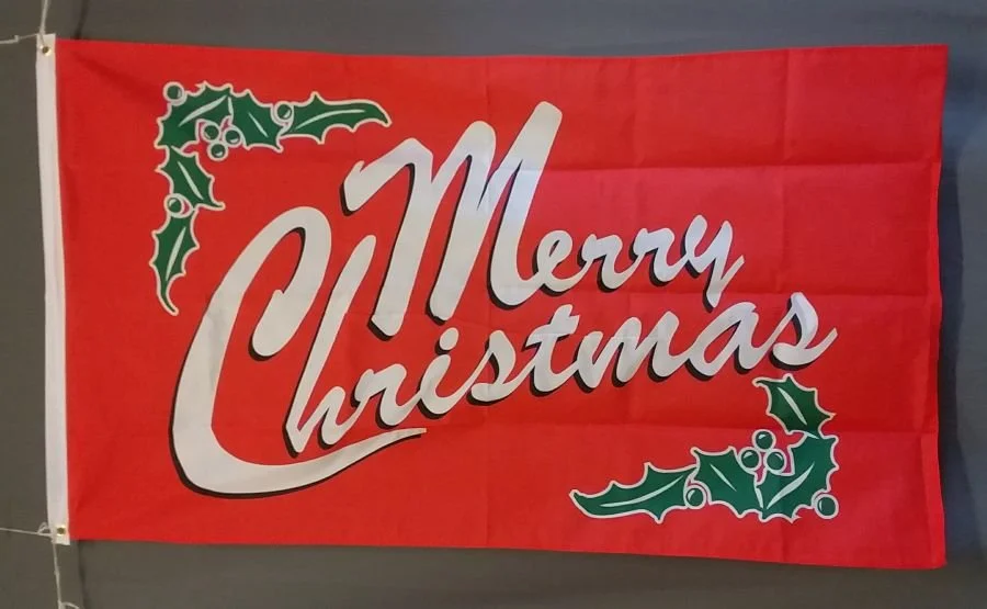 Merry Christmas red on grey background.jpg