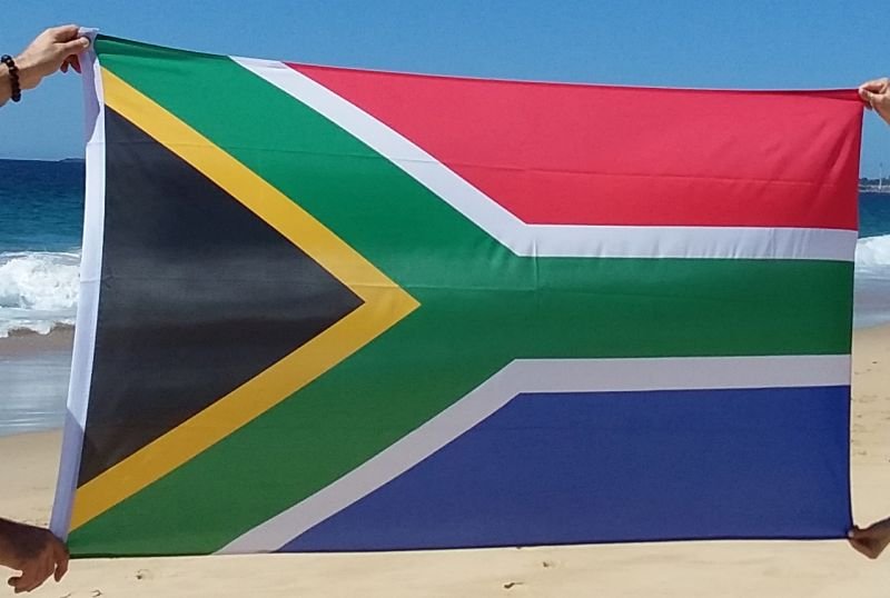 South Africa flag Beach.jpg