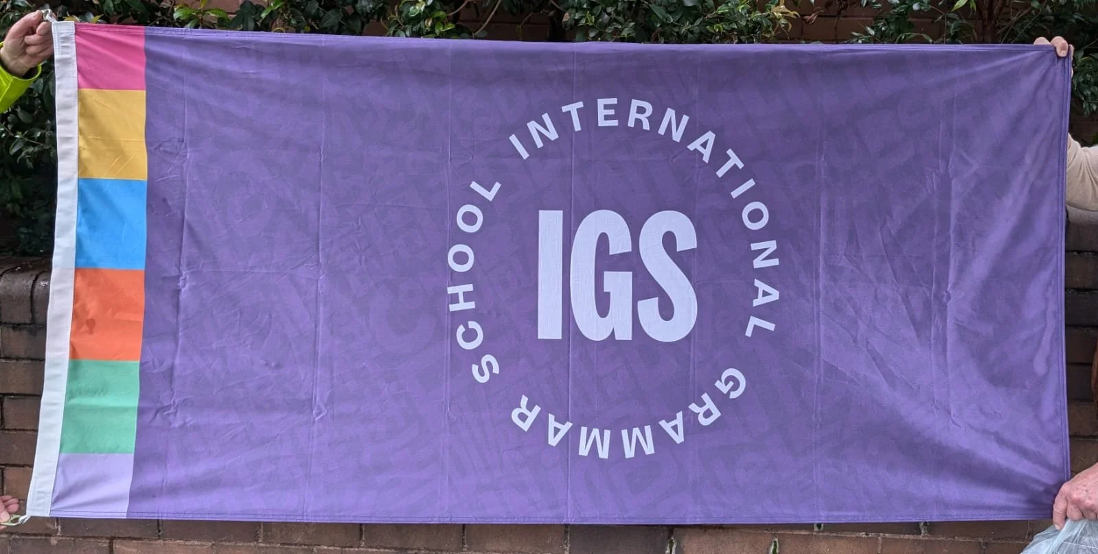 Custom flag IGS-1 Outdoors.jpg