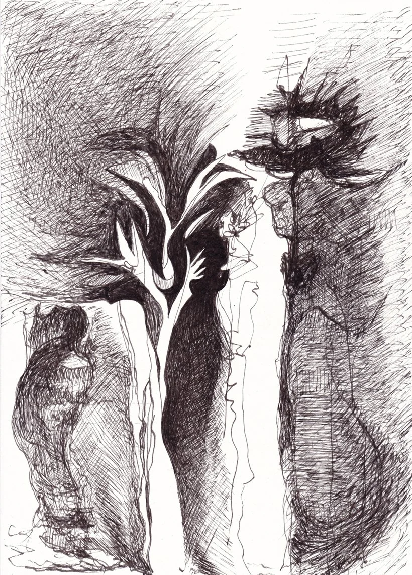 Exclusion. 2026. Ink, paper. 29,5 x 21.