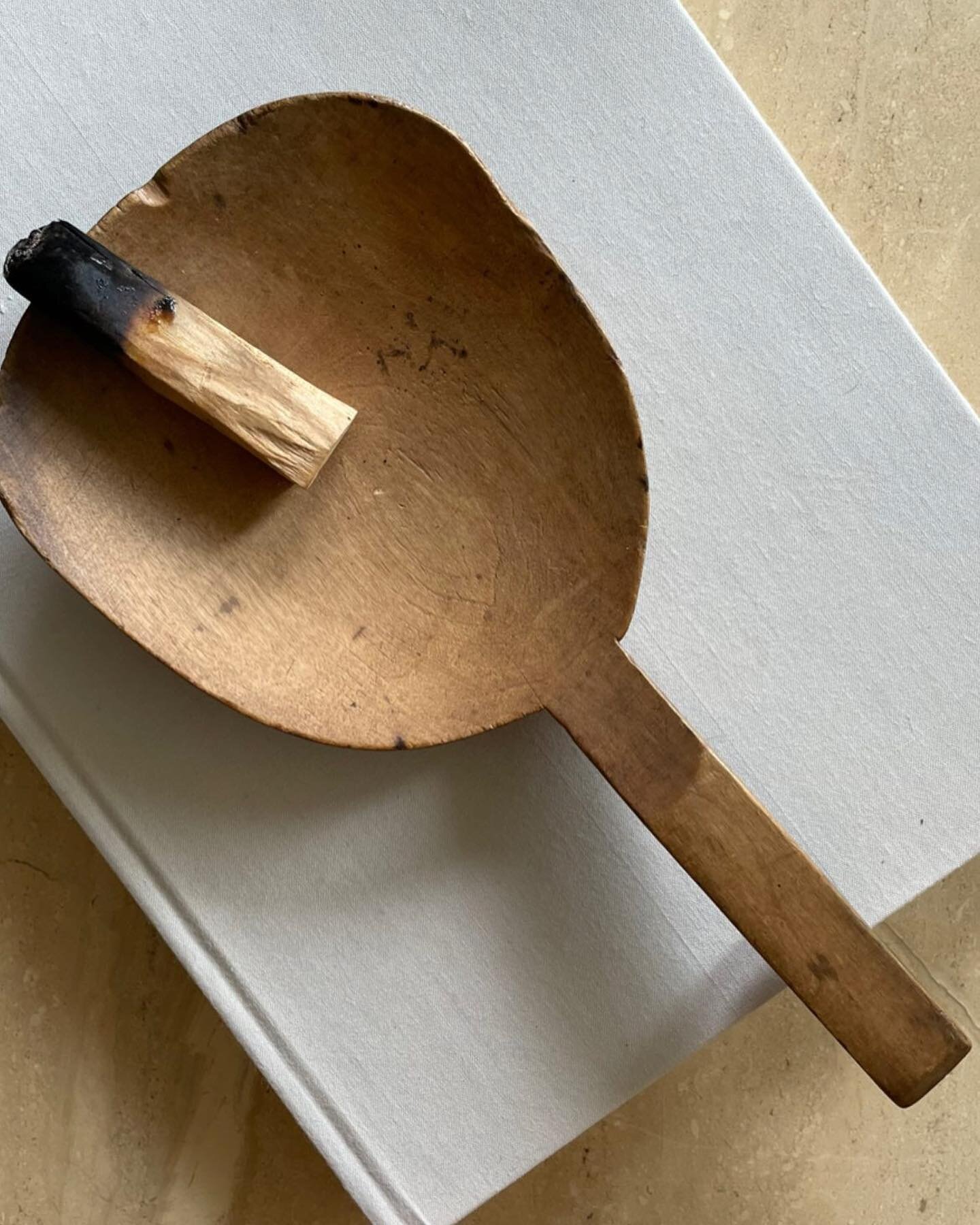 There are still some great pieces available in the abode collection including this beautiful vintage primitive paddle. It would look really cute just propped up on the kitchen counter or displayed on a shelf.
