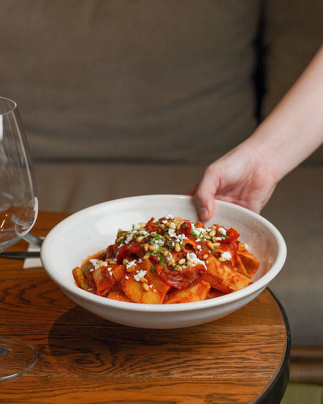Indulge in the ultimate comfort food experience with our fresh pasta made from scratch! There's nothing quite like the satisfying texture and flavour of homemade pasta, and we've taken it to the next level with our Arrabbiata Rigatoni.

Picture this: