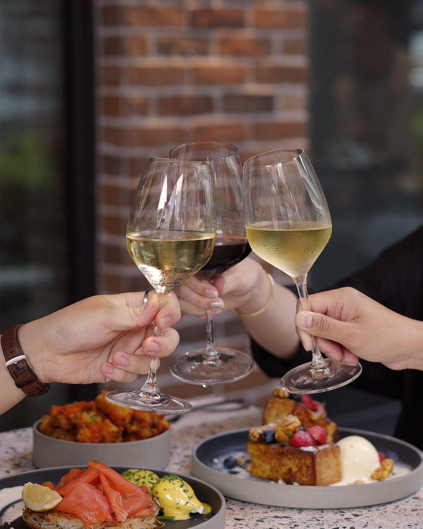 Not ready to commit to a bottle? We get it.

Our wines by the glass let you sip, savour, and switch it up. We&rsquo;re always rotating the list, giving you something new to discover with every visit.

(And if you&rsquo;re sneaking one in between meet