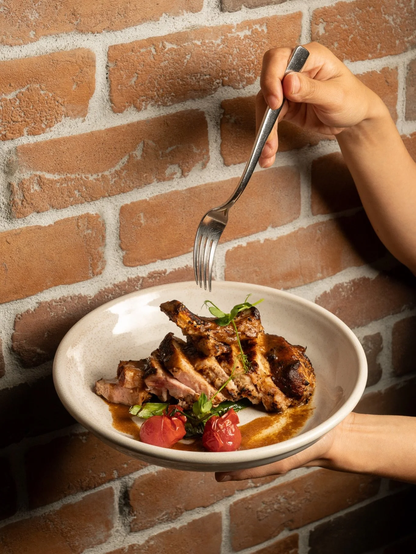 Bold, hearty flavours take centre stage in this dinner favourite.

Carefully prepared and generously portioned, the Iberian Pork Rack delivers depth and richness with every bite, making it a standout choice for a satisfying evening meal.

Available f