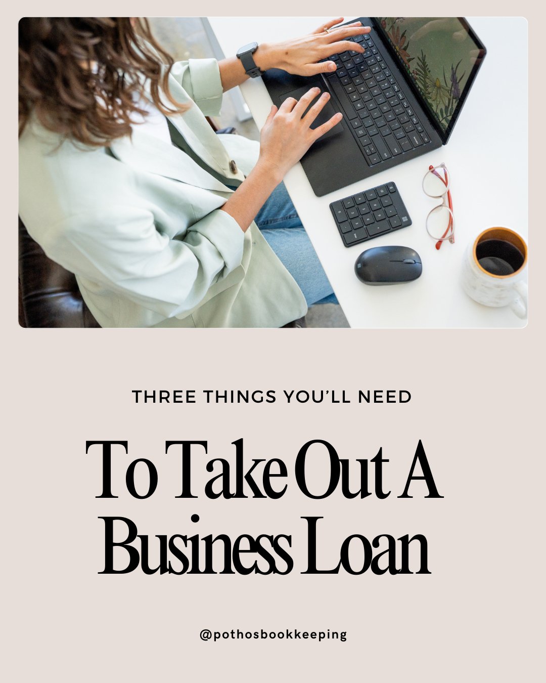 Using leverage (a fancy word for debt) can be a really useful tool to help you grow your business! ⁠
⁠
But, if you want to take out a business loan, you're going to need to get your bookkeeping in order.⁠
⁠
Here are a few things your lender will usua