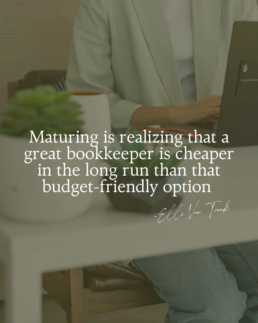 That budget bookkeeping option might *look* like a great deal...

Until you're hit with a nastygram from the IRS, you overpay in taxes because legitimate write-offs got missed, and you can't get a hold of anyone for MONTHS. 🙃

That's not just a hypo