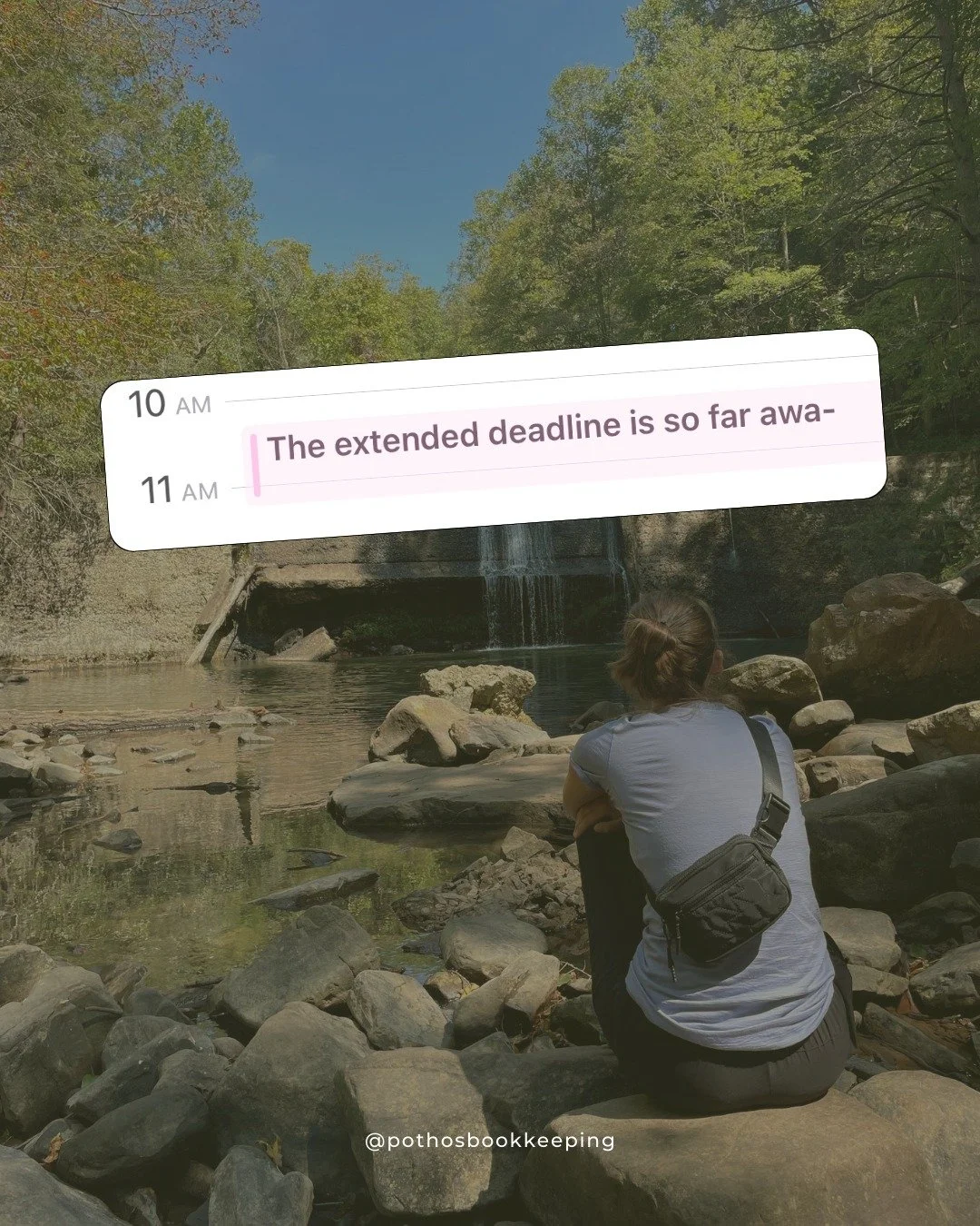 The ULTIMATE jump scare? It's those taxes you extended waaaay back in April that are now due this month! 👀

Yep, October 15th is the last day you have to file your individual tax return without penalties (if you extended!!).

Notice I said file... N