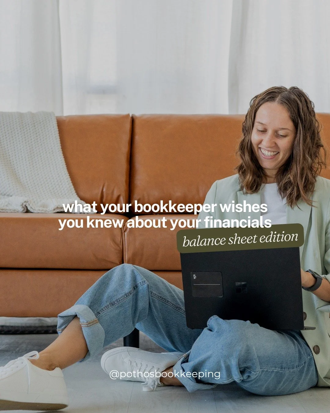 First up in my &quot;things your bookkeeper WISHES Creative Business Owners knew about their financials&quot;: the Balance Sheet. ⚖️

You've definitely all heard of a balance sheet before... but what does one actually look like for YOUR small busines