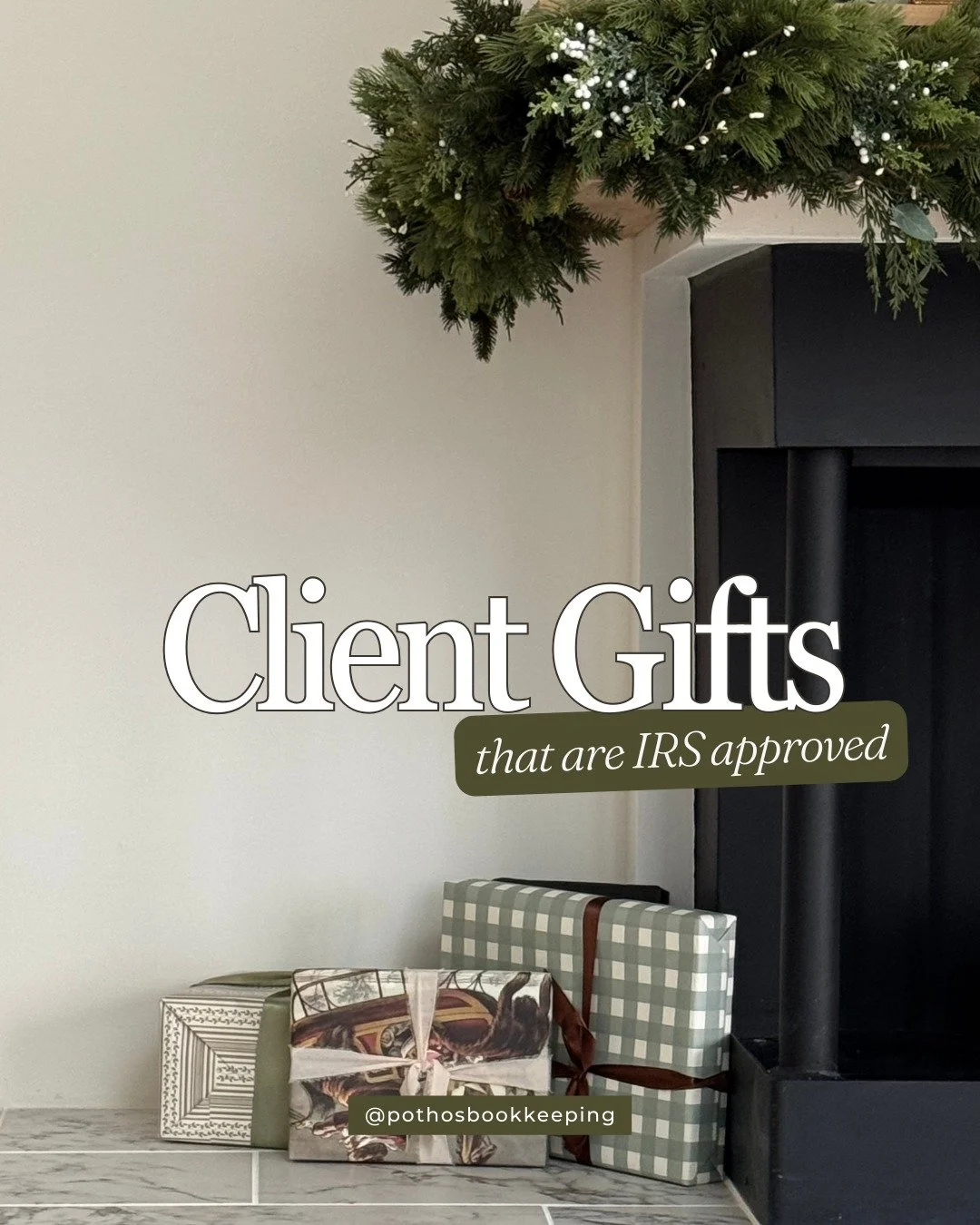 Before you go full Santa-mode on your clients this holiday season, here's how to stay off the IRS's naughty list when it comes to client gifts! &darr;

🎁 You can only deduct up to $25 per client per year.

🎁 Incidental costs (like shipping, engravi
