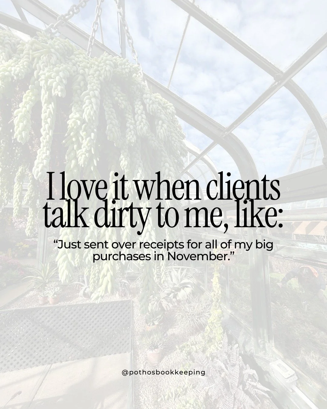 Ever wanted to climb to the top of my favorite client list? 

Send me one of these messages this week!