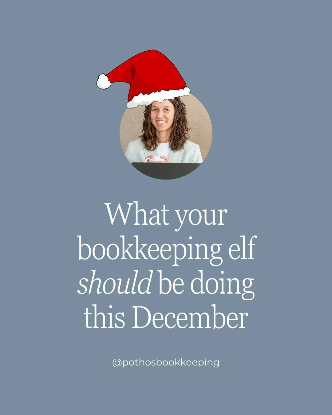 Entering all of your 2025 transactions + checking them twice! ✅

If *you* are the bookkeeping elf and you don't feel like clocking in for your shift (because things have gotten a little too messy), book a 2025 clean-up. 

I'll do all the heavy liftin