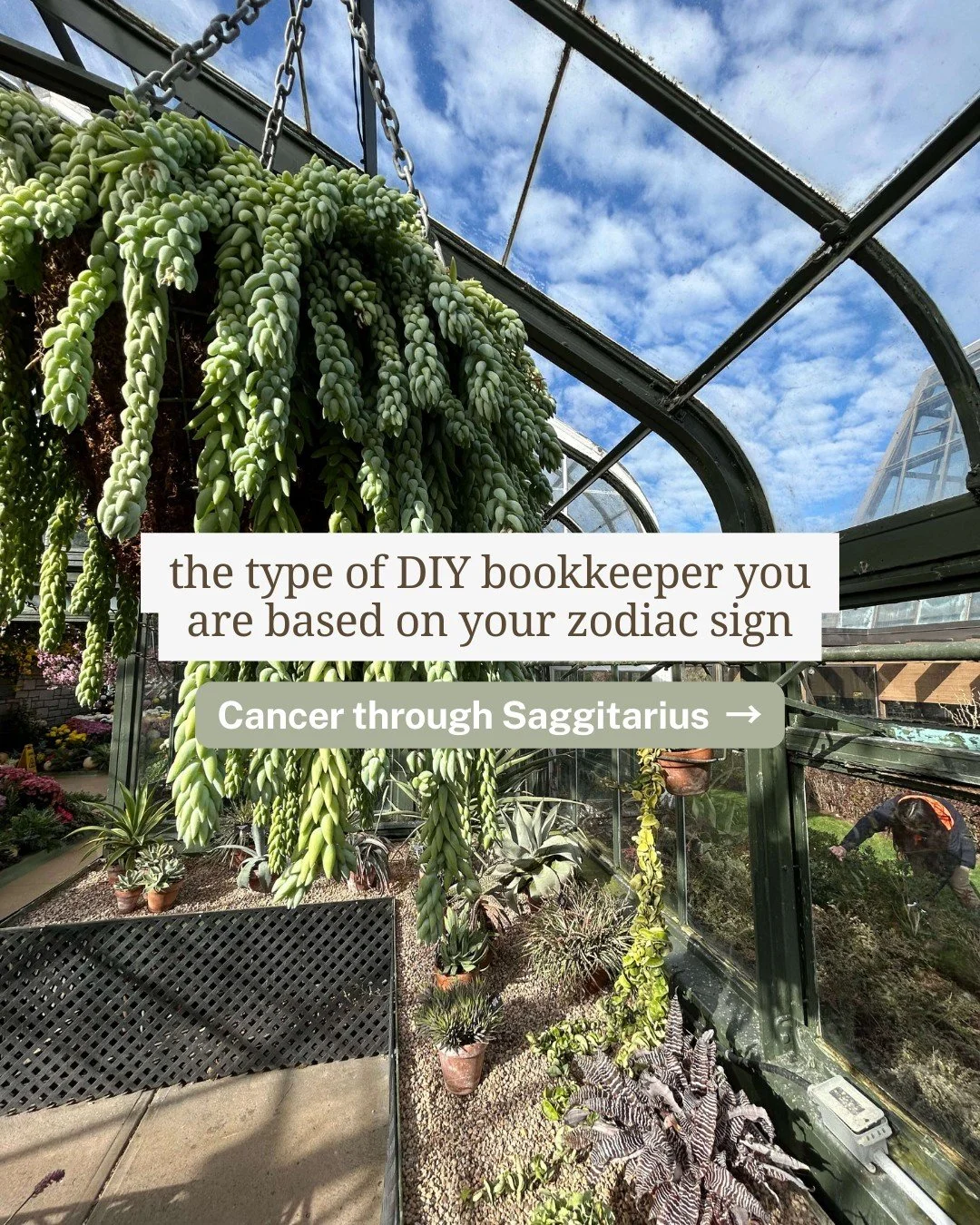 As promised, the type of DIY bookkeeper you are based on your zodiac sign (for all the signs I missed yesterday!).