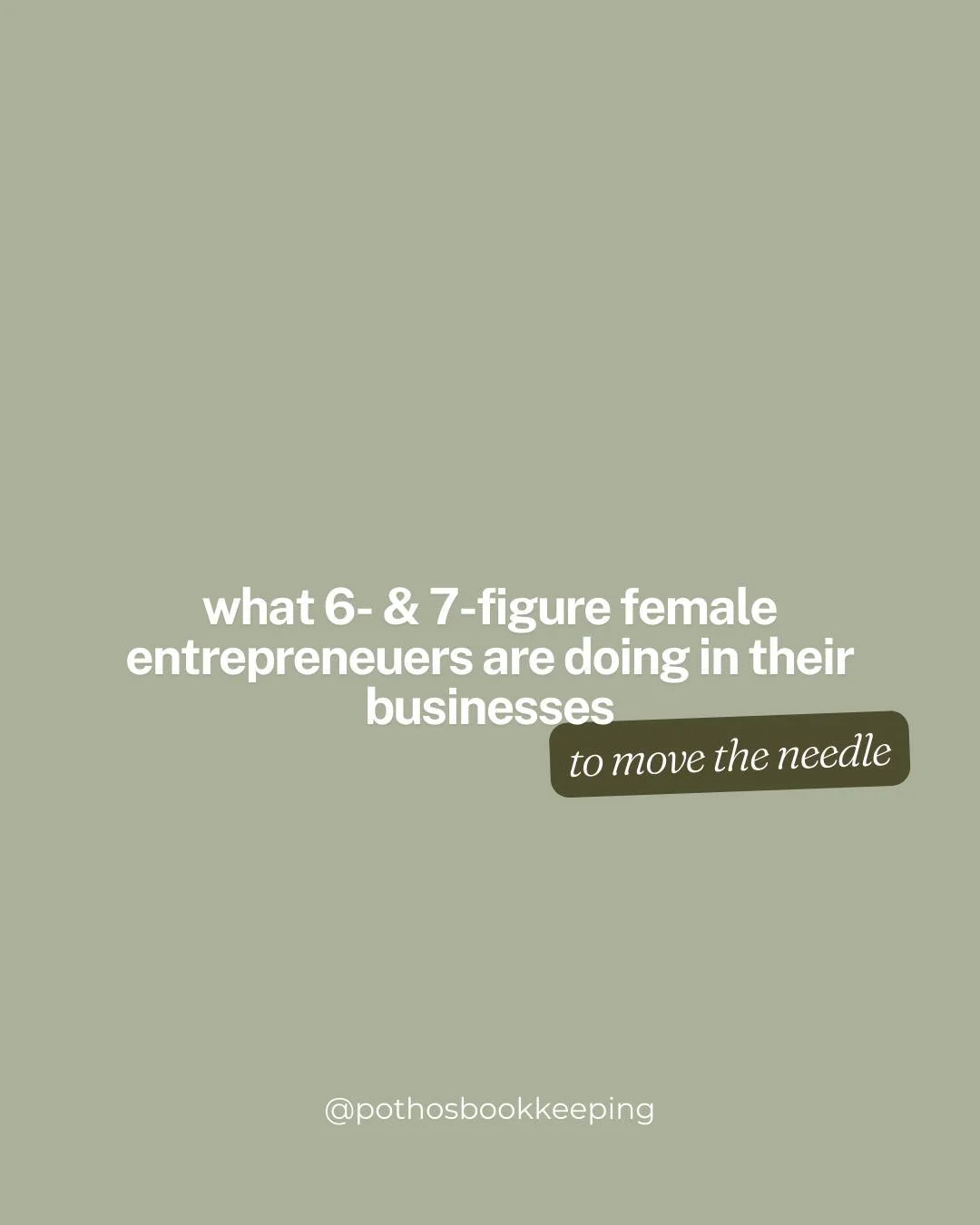 Here's a not-so-secret secret thing that successful creative online business owners do: They rely on their data to drive their decisions.

They know their profit margin, highest expense categories, and biggest revenue sources. 

They aren't guessing 