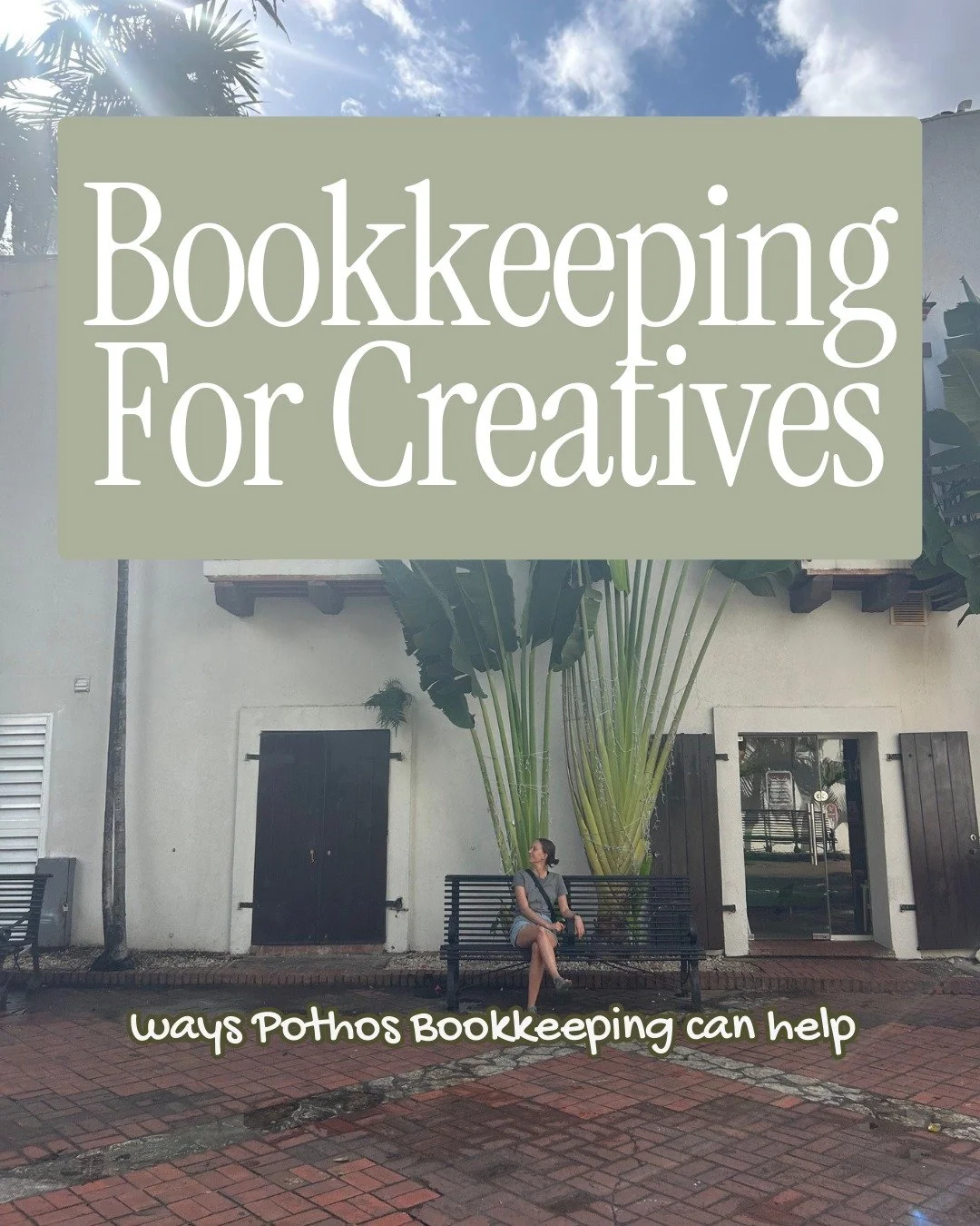 Two ways I support Creative Business Owners who want to understand their numbers &darr;

 📚 Monthly Bookkeeping 📚

&rarr; Ongoing transaction entry, categorization, and account reconciliation + monthly financial reporting

&rarr; Best for Creatives