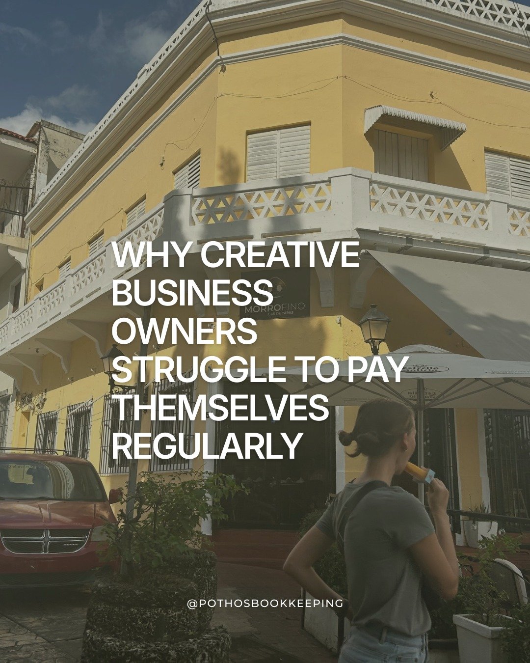 These are the most common DMs I get from Creatives about paying themselves:

"I want to pay myself, but I never know how much I'm going to make, and it's different every month."

"I can't afford to pay myself after paying all my other 