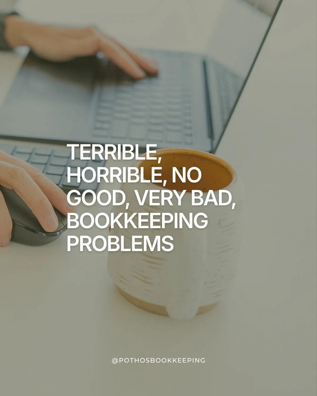 STOP SCROLLING and check your bookkeeping for these problems right now &darr;

1️⃣ Forgetting to record your payment/merchant fees. 

2️⃣ Recording sales tax as income.

3️⃣ Booking your whole loan payment to interest expense (instead of splitting ou