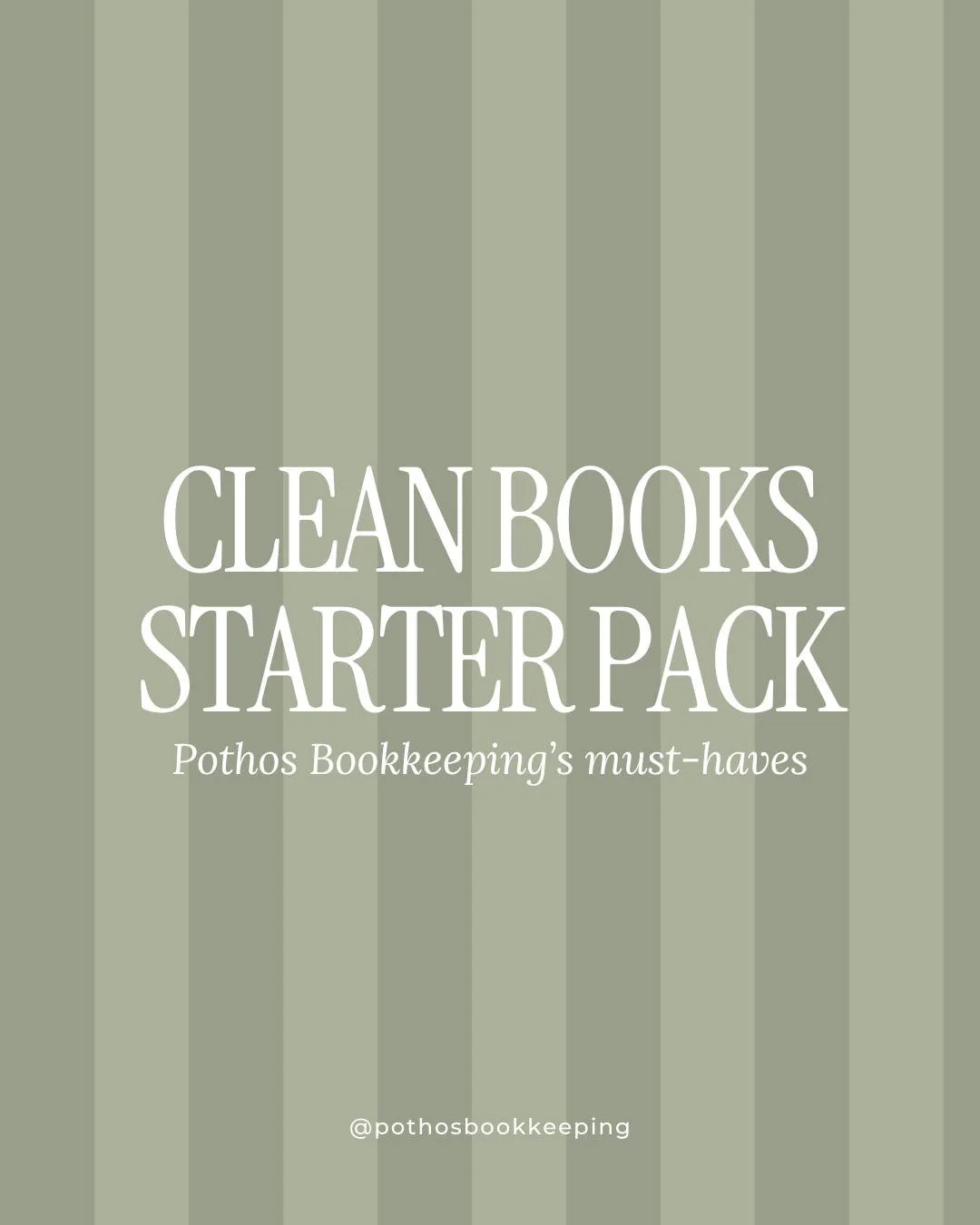 In my personal record book, you can't say you have squeaky clean bookkeeping if you don't have:

&rarr; All of your transactions entered + categorized (this means nothing should be showing up under your uncategorized expenses).

&rarr; All bank + cre