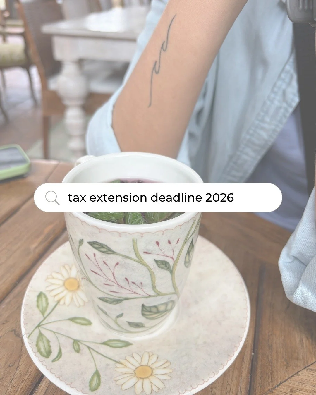 Not ready to file your personal return (aka Form 1040) just yet?

The deadline (for most taxpayers) to file your extension this year is April 15th! 📆

But before you extend and call it a day, make sure you know this: if you owe any taxes, they're st