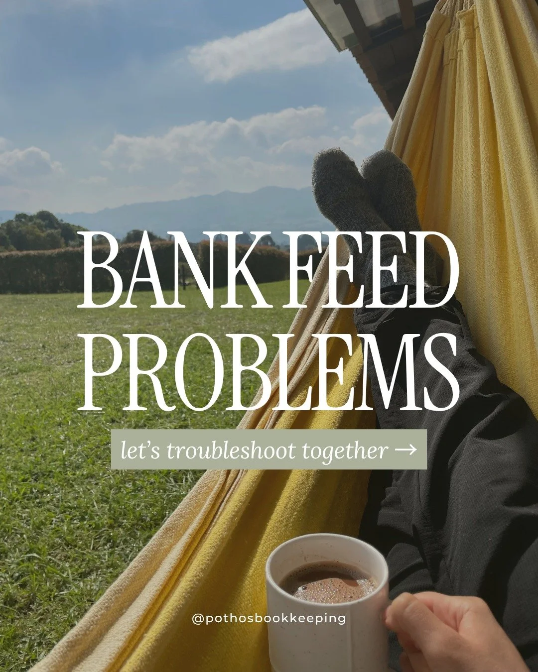 One of the most frustrating things for creatives doing their own bookkeeping is when your bank feeds get all wonky...

Like, what do you mean I have to manually enter all 100 of my transactions from last month?!🫠

But as someone who works in QuickBo