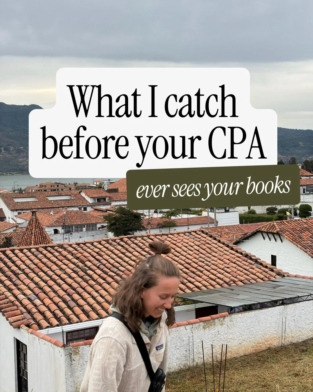 I'm kind of like the Instagram filter your bookkeeping has to go through before your CPA ends up with the beautiful, cleaned up version. 🤭

Your tax accountant's job is to file an accurate return, but they can't do their job if your bookkeeping isn'