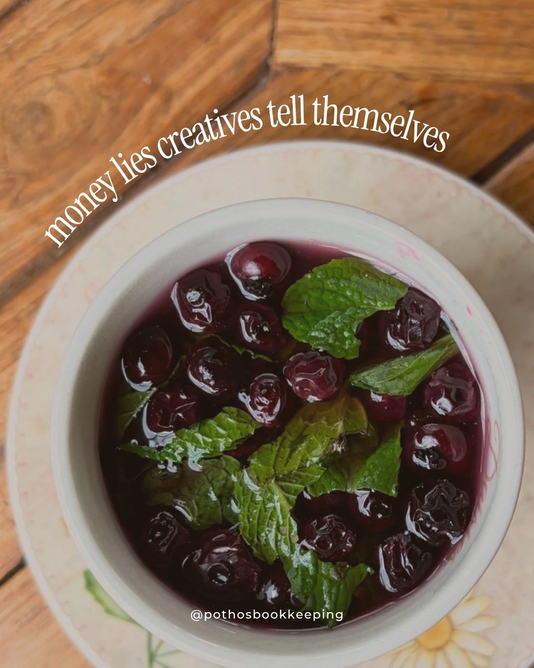 You're LYING to yourself (like a lot of other creative business owners) if you're constantly thinking things like:

&rarr; I'll get my bookkeeping set up just as soon as I hit $$$ in sales.

&rarr; I don't make enough money to pay myself regularly.

