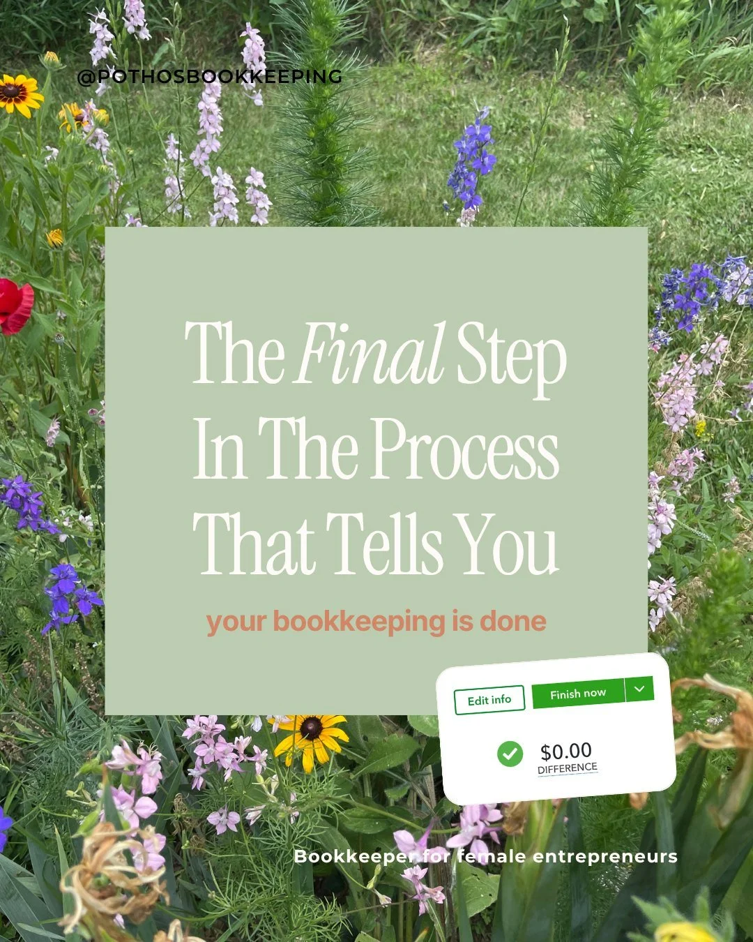 COMMON MISCONCEPTION &darr;

Your bookkeeping isn't done when you've cleared out all of your uncategorized expenses.

Once everything is entered and categorized in your books, you've got one *crucial* step left...

Reconciling! 🔁

Basically, this st