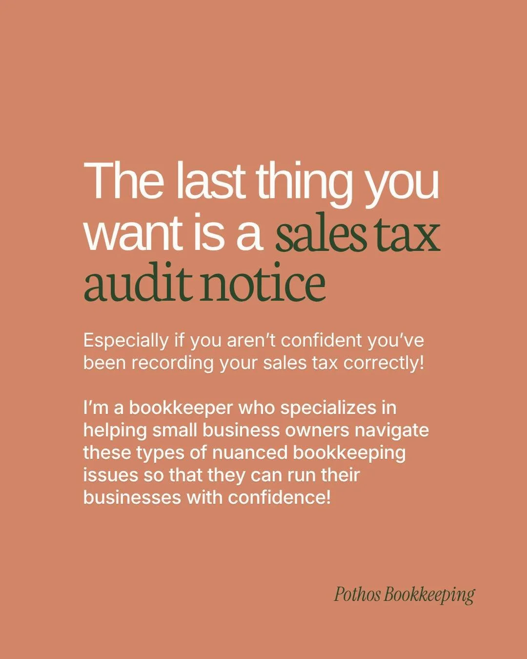 If you sell taxable goods or services (something you need to check in ALL the states you do business in, btw), this post is for you! 🫵

That money you collect as sales tax on each sale isn't actually money you've earned.

It needs to get remitted ba