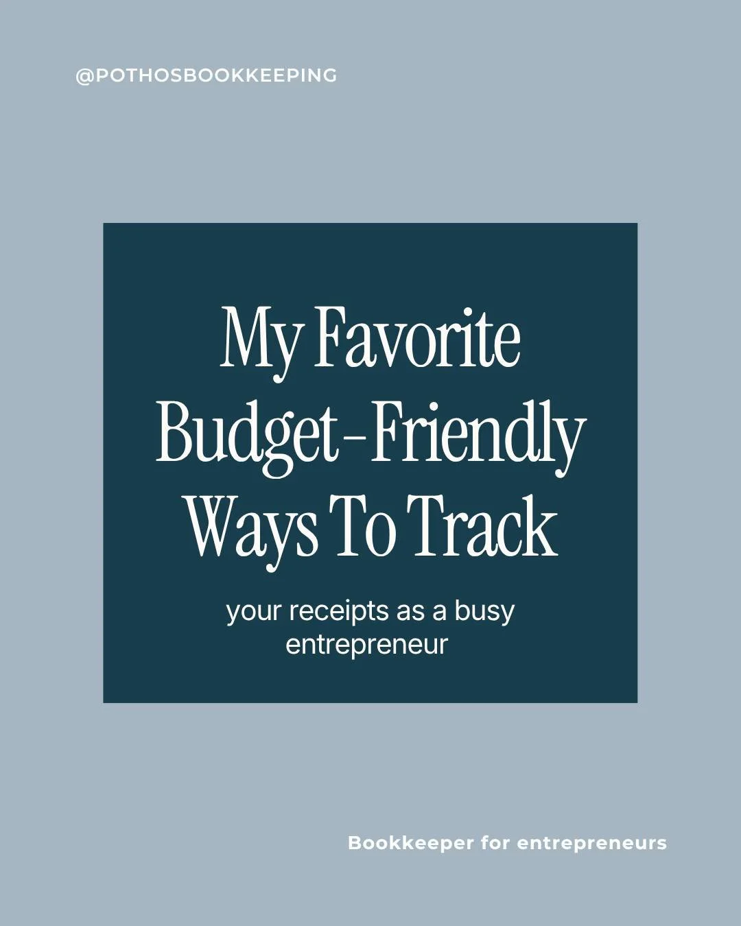Here's what I personally do to keep my receipts organized + easy to find during tax season &darr;

Almost every small business owner I know uses Google Drive for something in their business, so why not receipts? Set up individual folders for month/ye