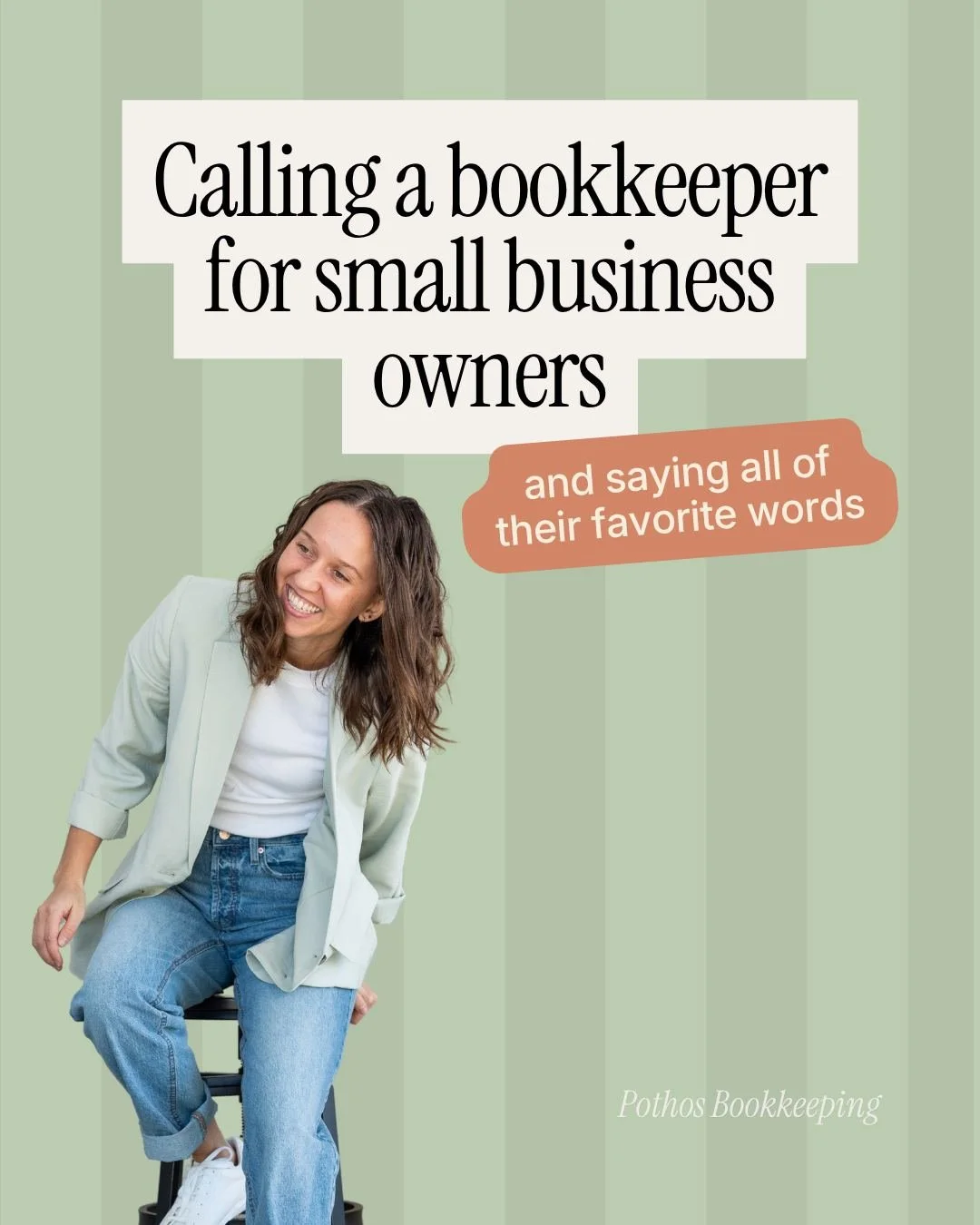 Me tilting my head to the other side every time you say things like:

Small Business Owner,
QuickBooks, 
or bookkeeping clean-up!