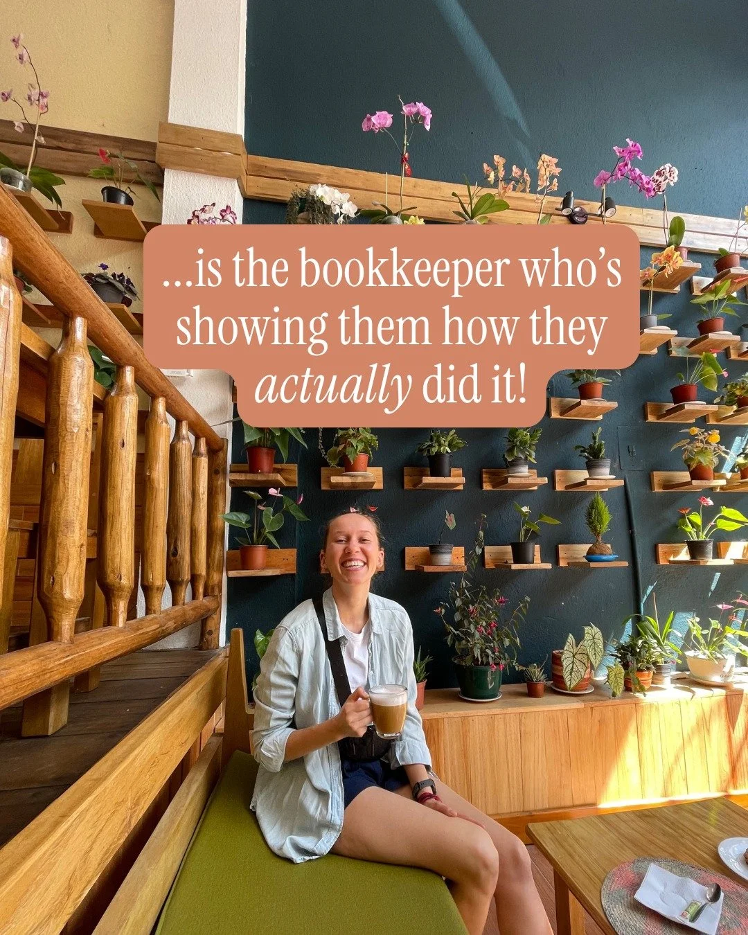 What's more fun than hitting those streeeetch money goals you set in January? 👀

Not having to keep up with all those numbers in your own bookkeeping!

Hi, I'm Elli, and I do bookkeeping for small business owners so that you can focus on their own c