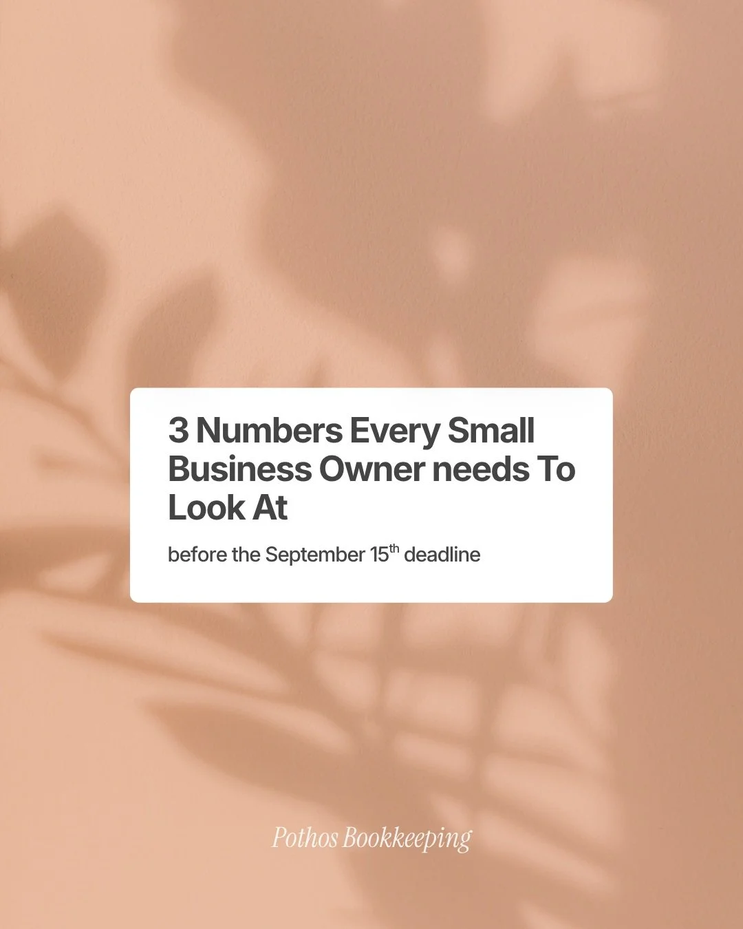 These numbers aren't just telling you what happened in your business...

They're giving you the answers to those burning questions that keep you up at night, like:

&rarr; Am I charging enough (or too much)?!

&rarr; Where should I focus in my busine