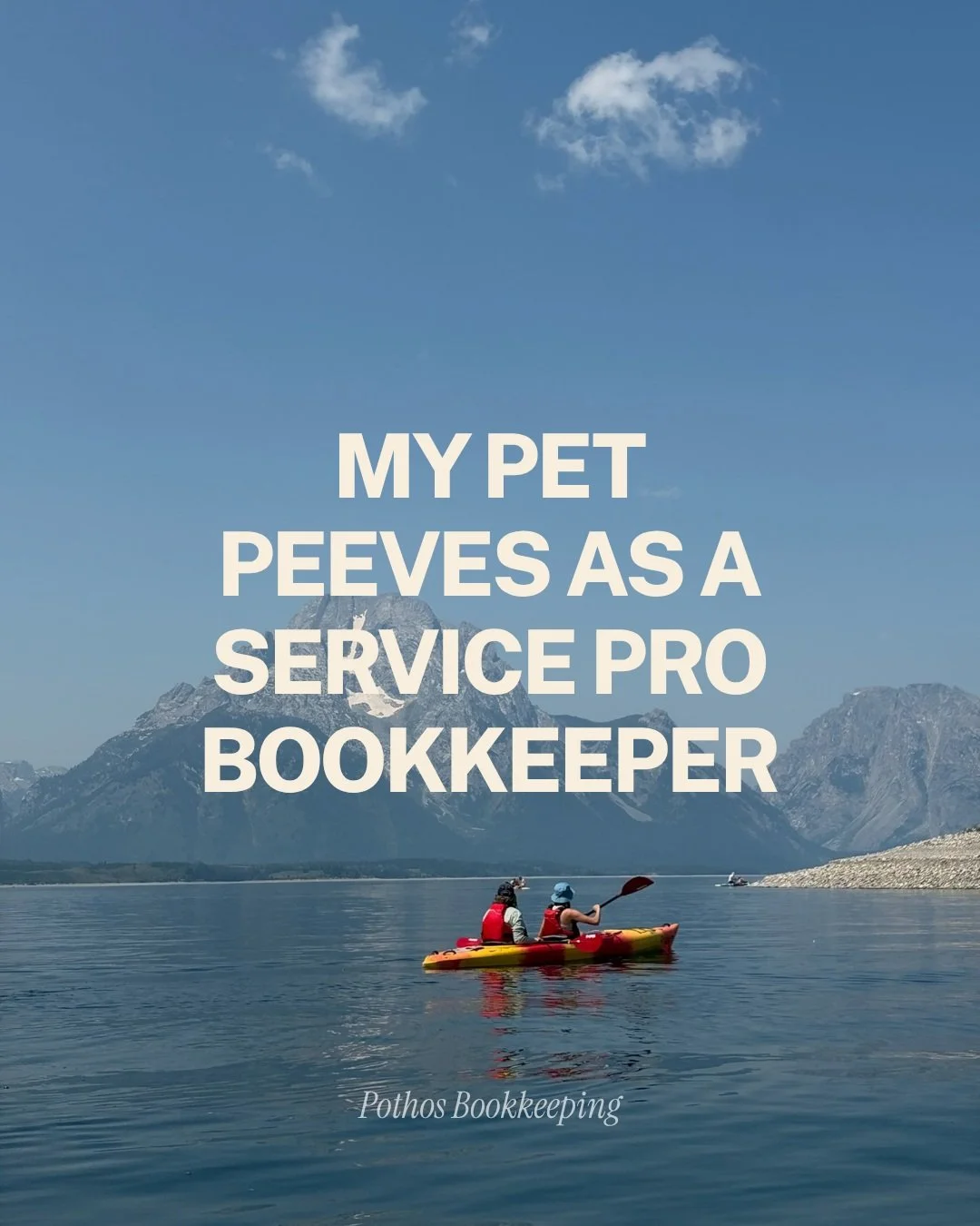 Pleaseeee stop waiting until you think your bookkeeping is clean enough for a bookkeeper...

Ladies, at Pothos Bookkeeping, you can come as you are! 🤗

I have literally seen every weird thing you can possibly do in your bookkeeping, and nothing has 