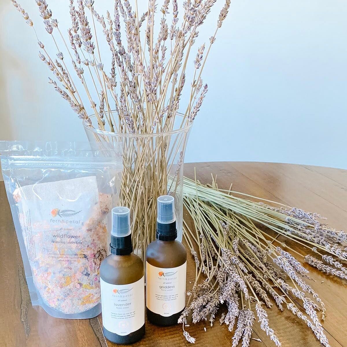 Excited to share that these aromatic sprays and beautifully fragrant tea soak by Fern &amp; Petal will be found in your new Mombitious boxes! 

Baby-Mama box: Lavender Spray

Go-Mama-Go box: Lavender Spray

Cozy-Mama box: &ldquo;Wildflower&rdquo; bat