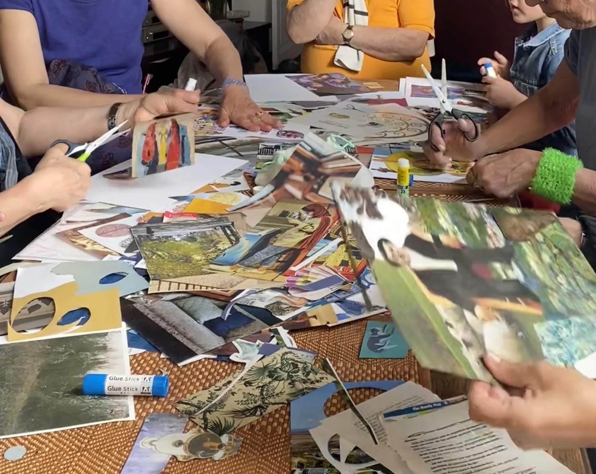 ATELIER Collage et écriture, en visio