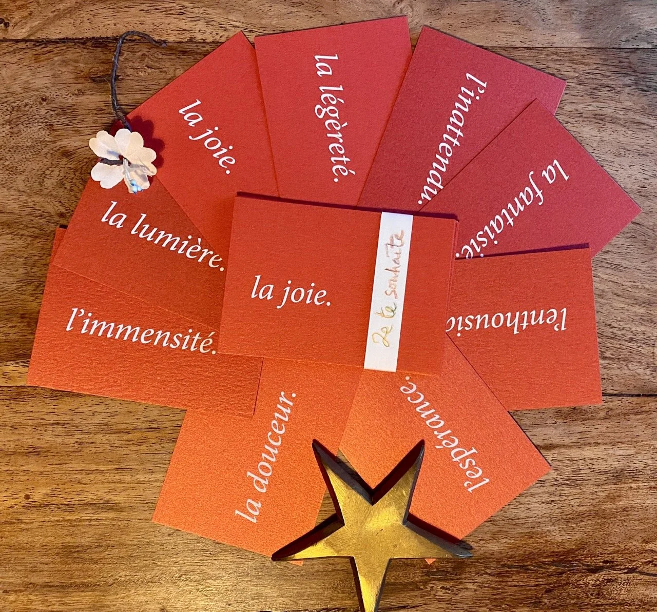 Série de cartes "Je te souhaite"