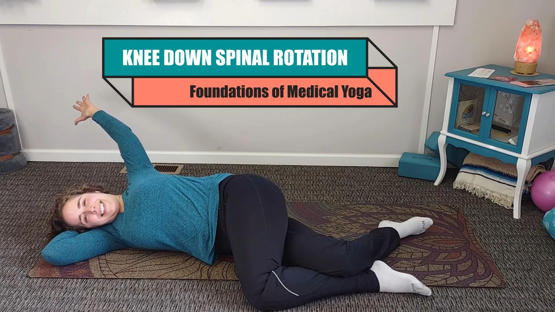 Knee Down Spinal Rotation