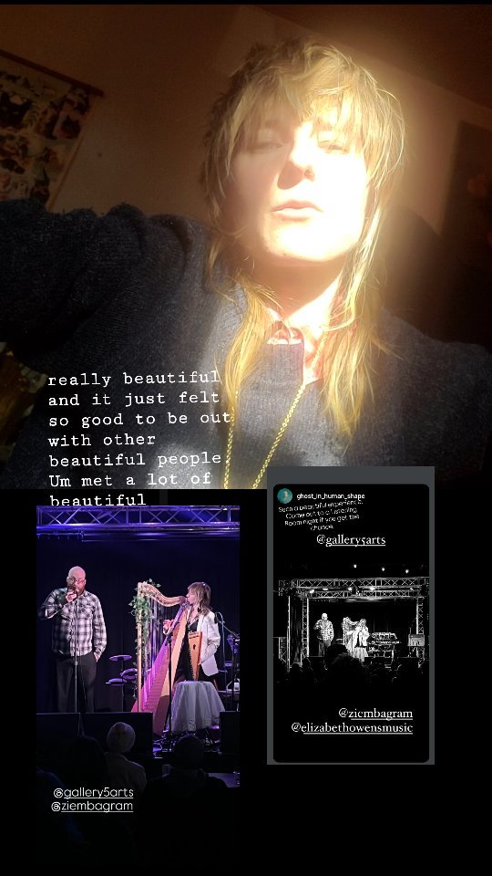 Thank you for all giving me the gift of your attention. so happy to be making new friends and finding community. No matter how dark things are, I know I can always rest in the arms community. Of deep listening, vulnerability, connection, and shared j