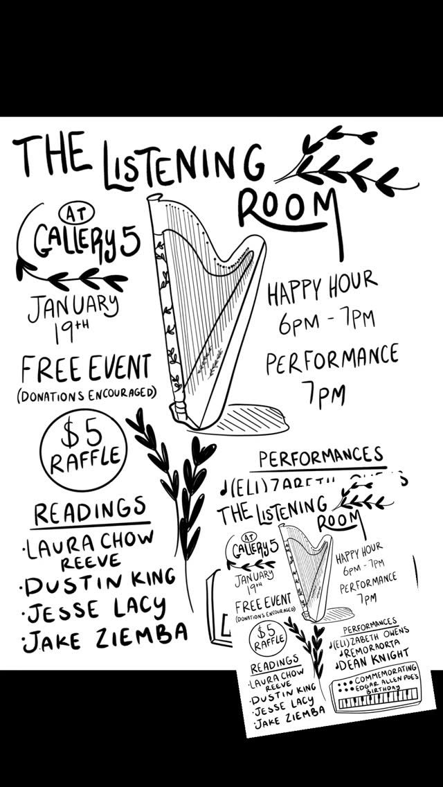 Life has been so ... Much and I feel bad about not getting the word out about shows cause they're really cool and I love @gallery5arts
And @remoraorta and you should totally come out tonight!
I'm playing some ethereal backing instrumentals and then
