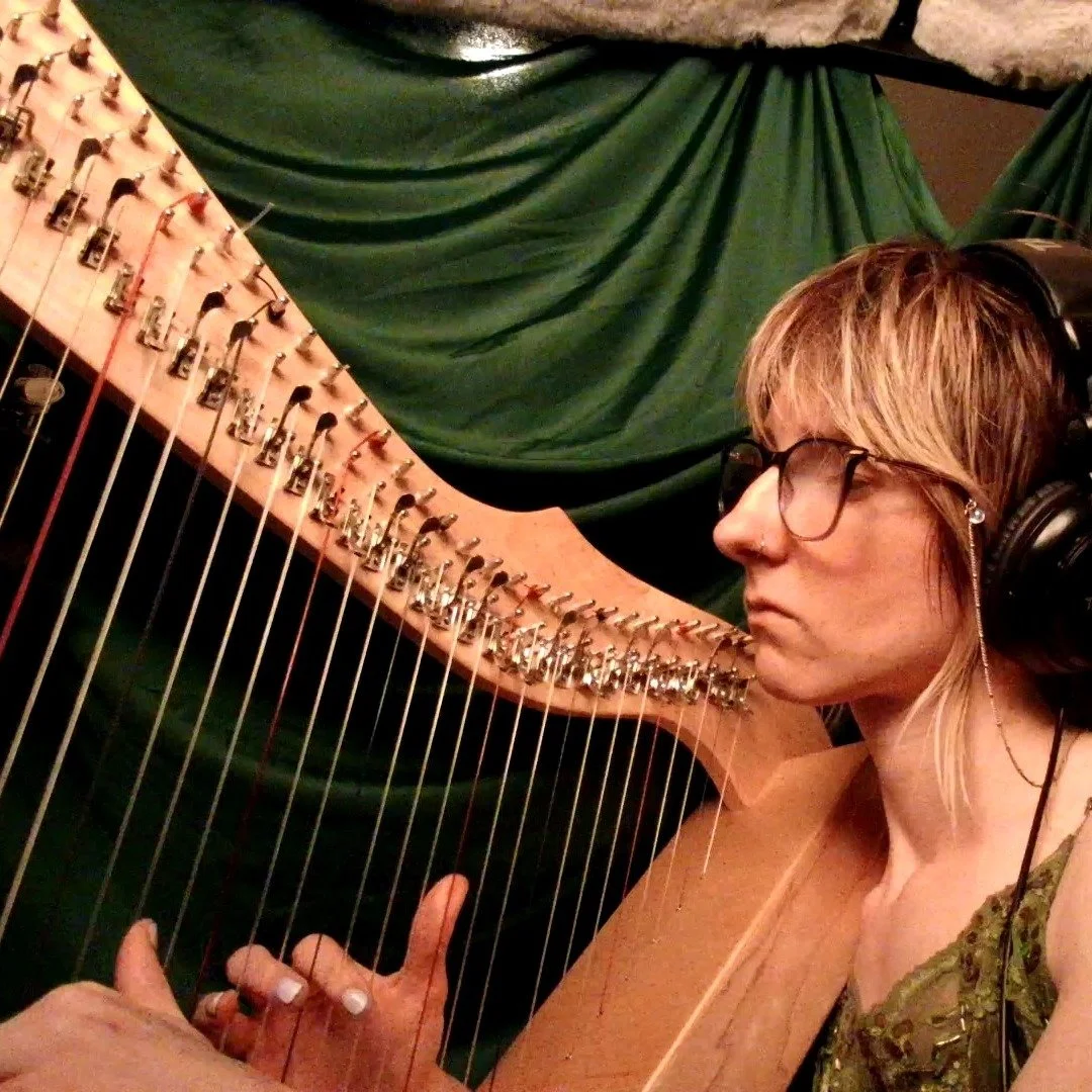 People always ask me how I manage to play the rhythms/harp parts I write while also singing and playing a kick drum, and the answer isssss: I just do it over and over and over again incredibly slowly, one instrument, one measure (or more often than n