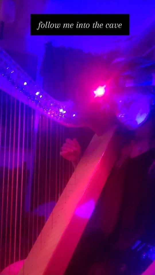 🦇 🏔️ This Wednesday, Sept 10th, I will be livestreaming a soft theatrical premiere of my cave album, Tapetum Lucidum from 7pm-8pm EST. Link is in my bio, or go to tinyurl.com/caveharp for tickets. 🔦 🪨
The album won't officially be released until
